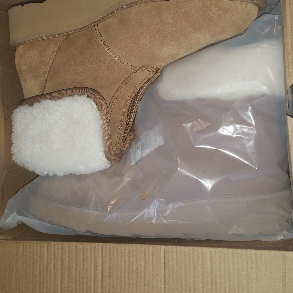 Aussie Merino Amelia Chestnut Tan Boots 12 - Picture 7 of 16